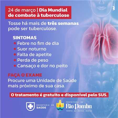 Prefeitura Municipal de Rio Pomba 24 03 DIA MUNDIAL DE COMBATE À